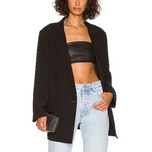 Bardot oversized black blazer
